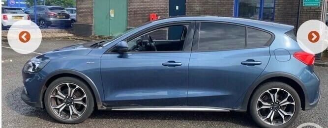 Ford Focus 1.0T Ecoboost Active X Euro 6 Ss OU69JPO Blue #3