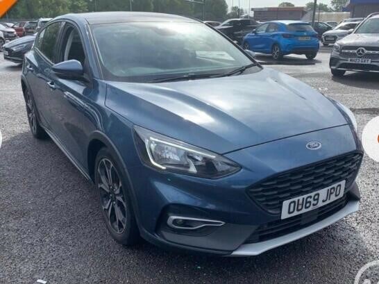 Ford Focus 1.0T Ecoboost Active X Euro 6 Ss OU69JPO Blue #5