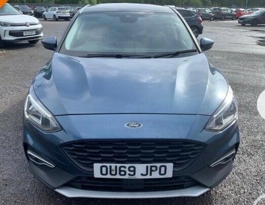 Ford Focus 1.0T Ecoboost Active X Euro 6 Ss OU69JPO Blue #4