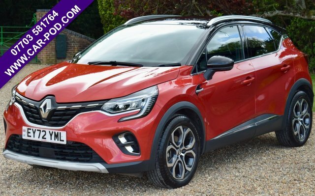Renault Captur 1.6 E-tech Techno Suv Hybrid Euro EY72YML Red #3