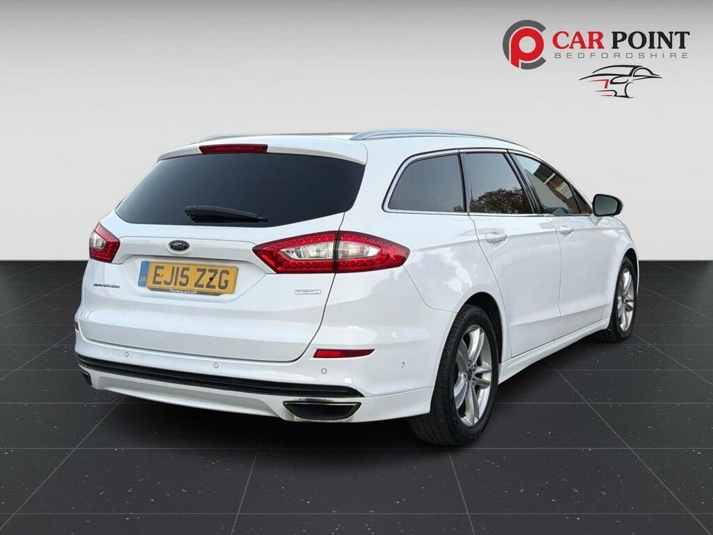 Ford Mondeo Estate 2.0T Ecoboost Titanium Euro 6 Ss White #3