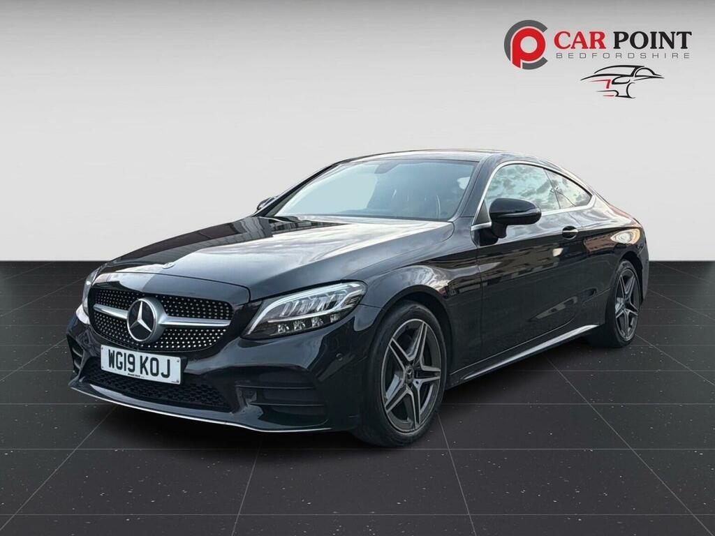 Mercedes-Benz C Class Coupe 2.0 C220d Amg Line G-tronic Euro 6 Ss WG19KOJ Black #5