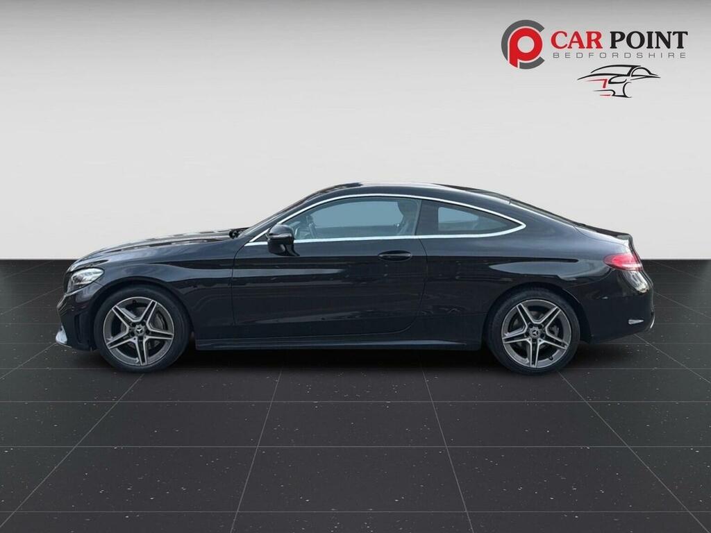 Mercedes-Benz C Class Coupe 2.0 C220d Amg Line G-tronic Euro 6 Ss WG19KOJ Black #3