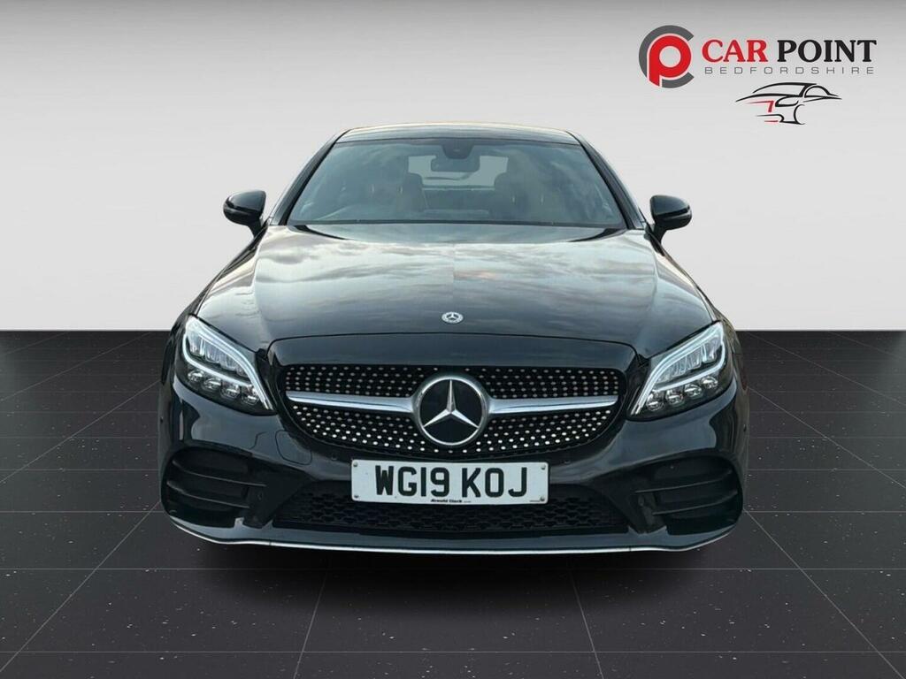 Mercedes-Benz C Class Coupe 2.0 C220d Amg Line G-tronic Euro 6 Ss WG19KOJ Black #2