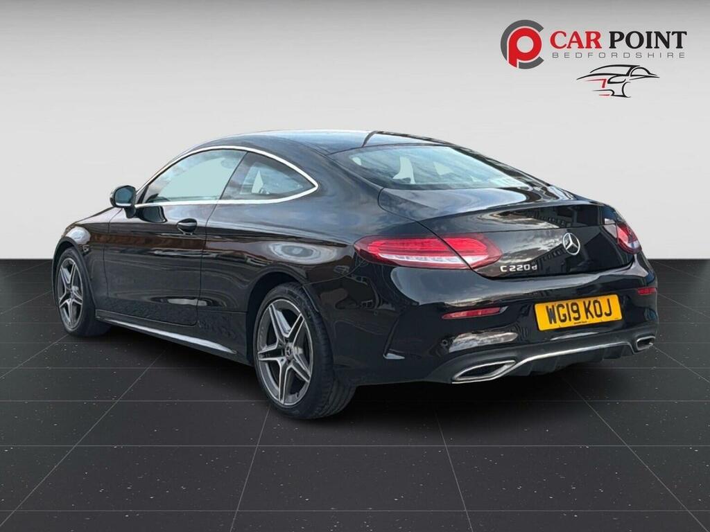 Mercedes-Benz C Class Coupe 2.0 C220d Amg Line G-tronic Euro 6 Ss WG19KOJ Black #4
