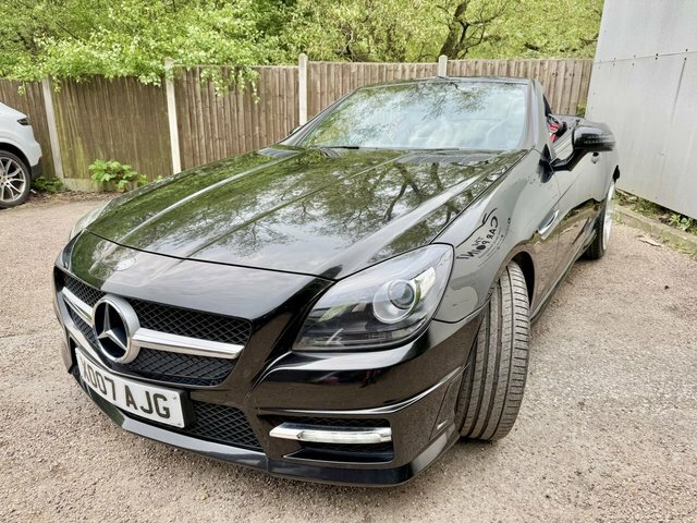 Mercedes-Benz SLK 2.1 Slk250 Cdi Amg Sport Convertible G- XO07AJG Black #6