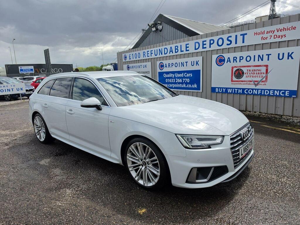 Audi A4 Avant Estate 2.0 Tdi 40 S Line S Tronic Euro 6 Ss White