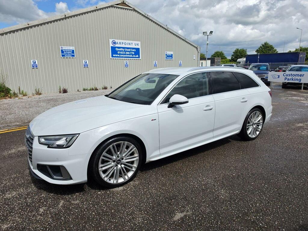 Audi A4 Avant 2.0 Tdi 40 S Line S Tronic Euro 6 Ss LV69FXK White #3
