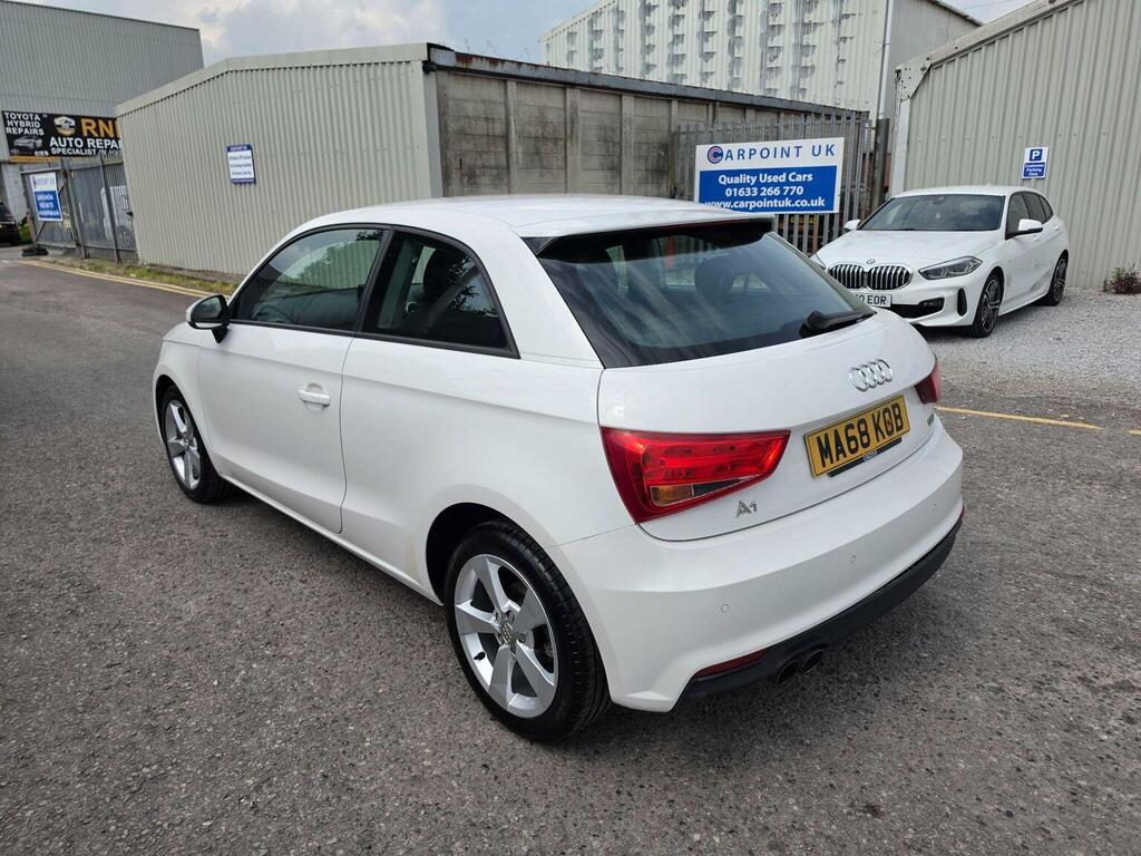 Audi A1 Hatchback 1.4 Tfsi Sport Euro 6 Ss Nav 2 MA68KOB White #4