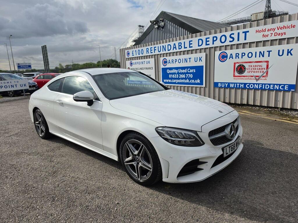Mercedes-Benz C Class Coupe 1.5 C200 Mhev Amg Line G-tronic Euro 6 Ss White