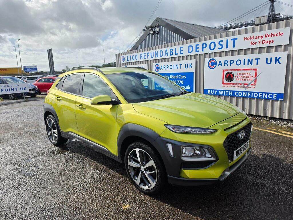 Hyundai Kona Suv 1.0 T-gdi Premium Euro 6 Ss 201919 Yellow