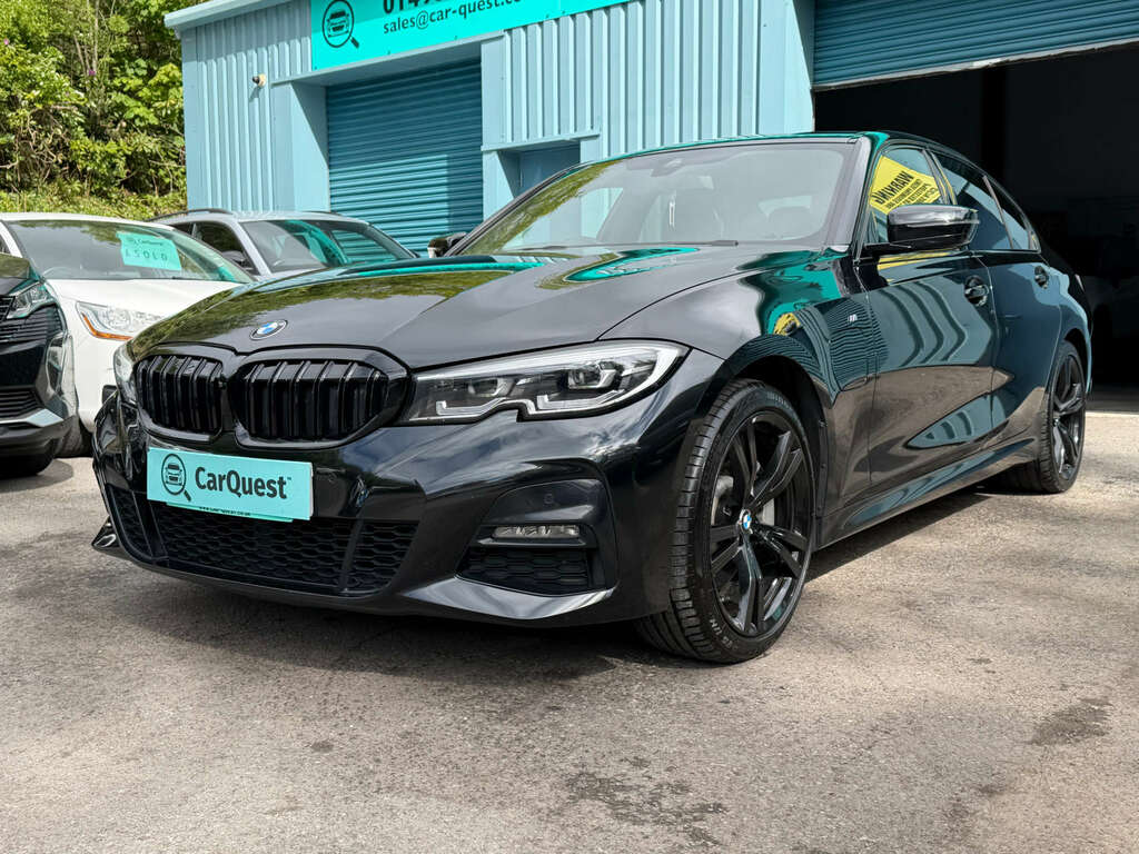 BMW 3 Series 2.0 330E M Sport FE21XTO Black #2