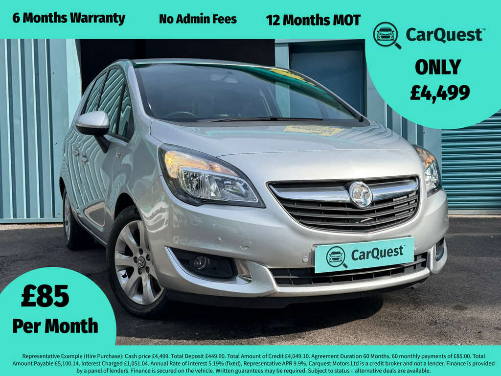 Vauxhall Meriva 1.4 Meriva Life Silver