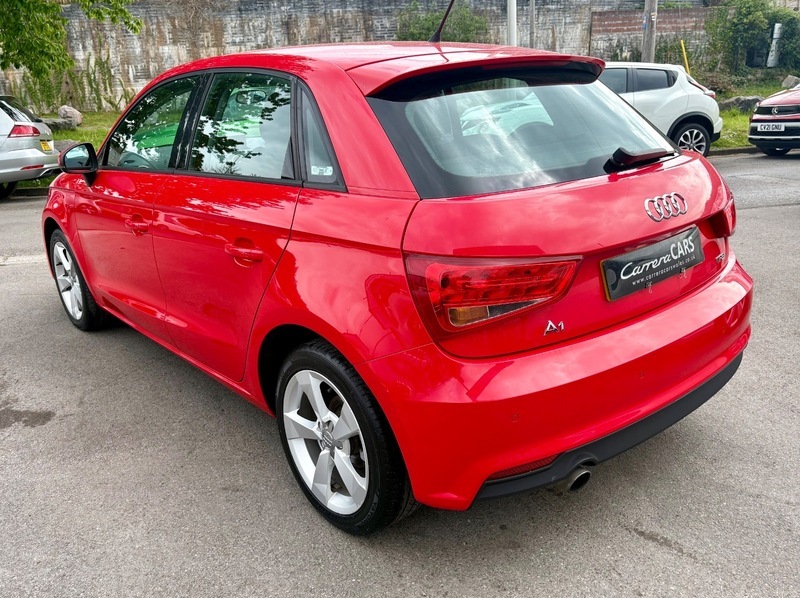 Audi A1 Sportback Tfsi Sport MJ67EKY Red #4