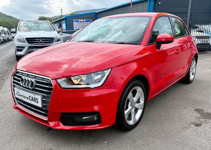 Audi A1 Sportback Tfsi Sport MJ67EKY Red #3