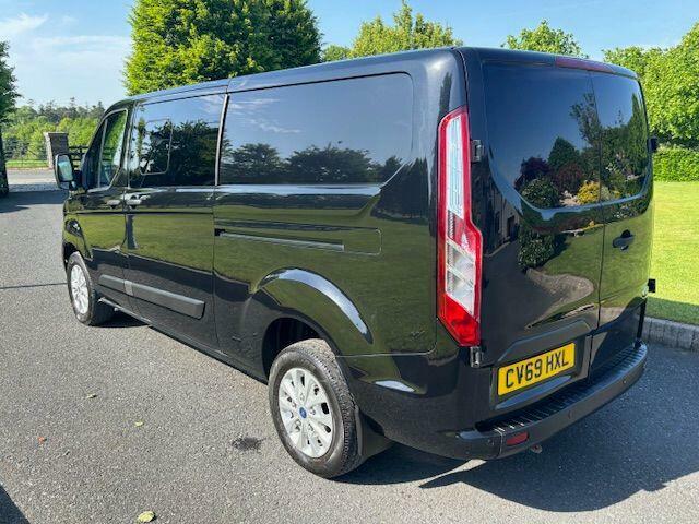 Ford Transit Custom 2.0 300 Ecoblue Trend Crew Van L2 H1 Euro 6 6 CV69HXL Black #5