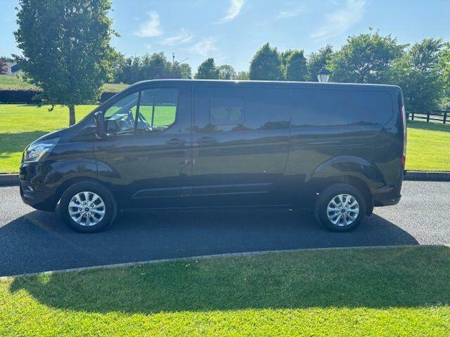 Ford Transit Custom 2.0 300 Ecoblue Trend Crew Van L2 H1 Euro 6 6 CV69HXL Black #4