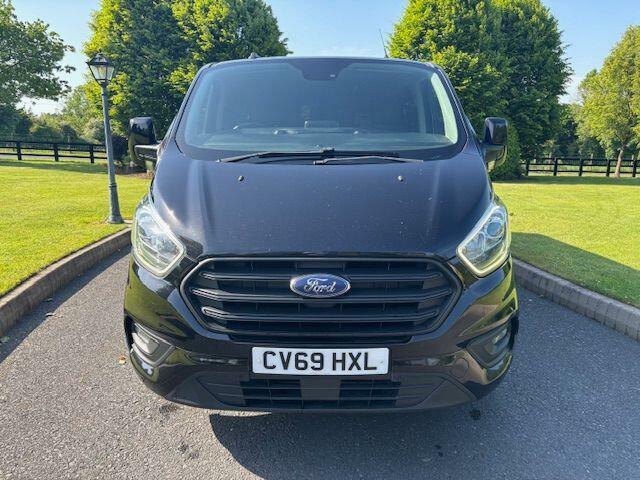 Ford Transit Custom 2.0 300 Ecoblue Trend Crew Van L2 H1 Euro 6 6 CV69HXL Black #2