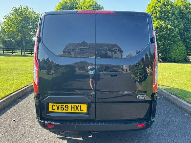 Ford Transit Custom 2.0 300 Ecoblue Trend Crew Van L2 H1 Euro 6 6 CV69HXL Black #6