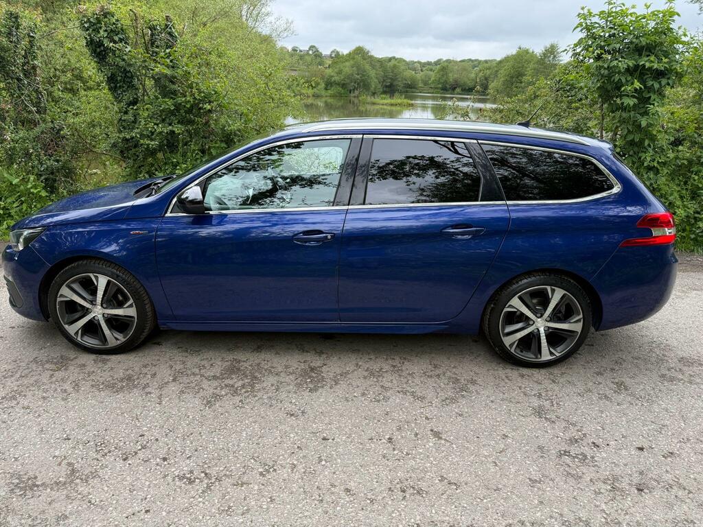 Peugeot 308 SW 1.2 Puretech Gt Line Euro 6 Ss Blue #6