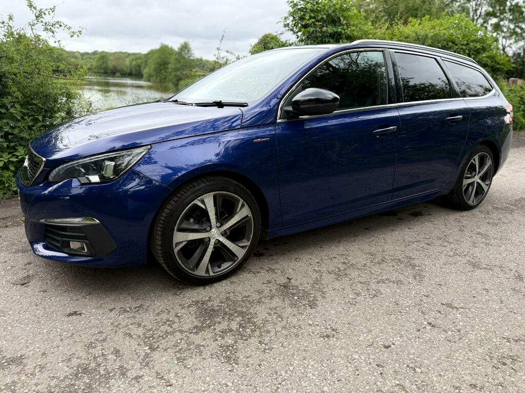 Peugeot 308 SW 1.2 Puretech Gt Line Euro 6 Ss Blue #2