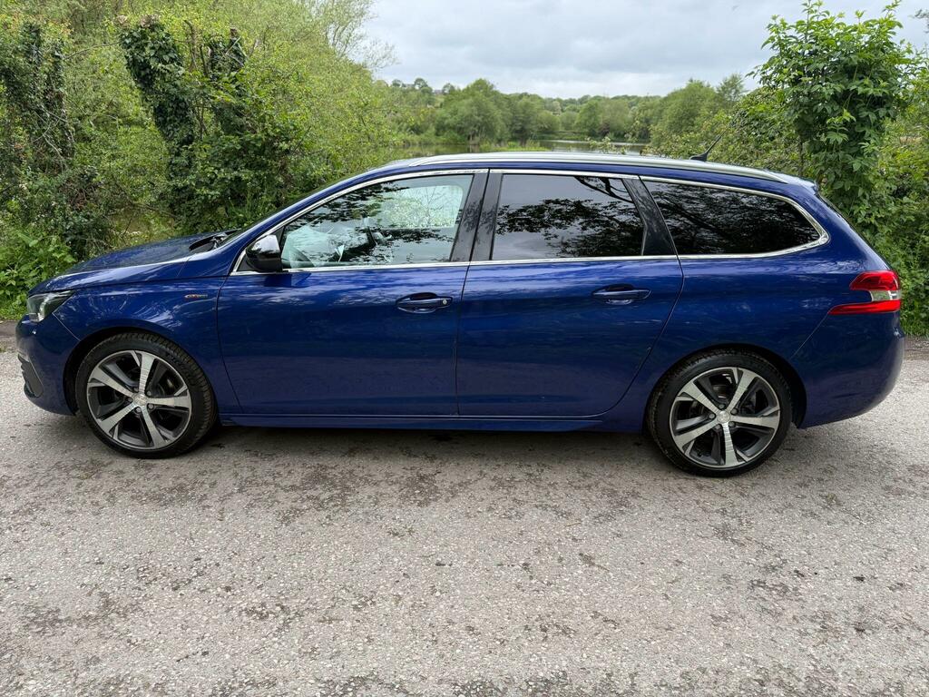 Peugeot 308 SW 1.2 Puretech Gt Line Euro 6 Ss Blue #4