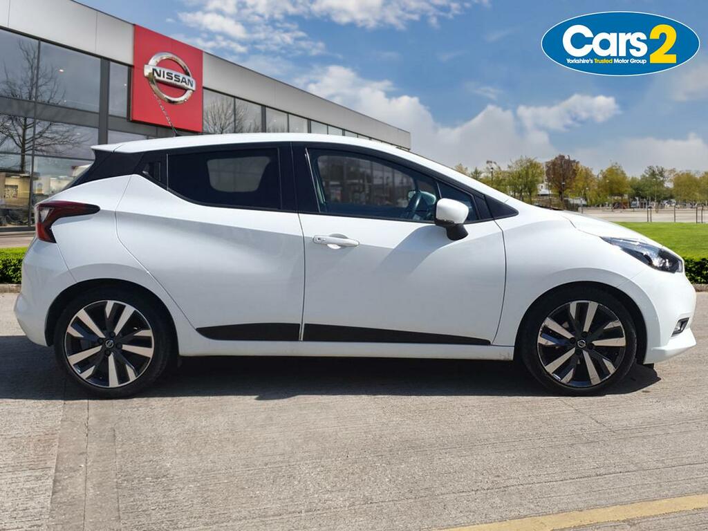 Nissan Micra 1.0 Ig-t 92 Tekna Cvt BG22ZHA White #2