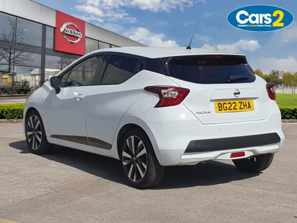 Nissan Micra 1.0 Ig-t 92 Tekna Cvt BG22ZHA White #5