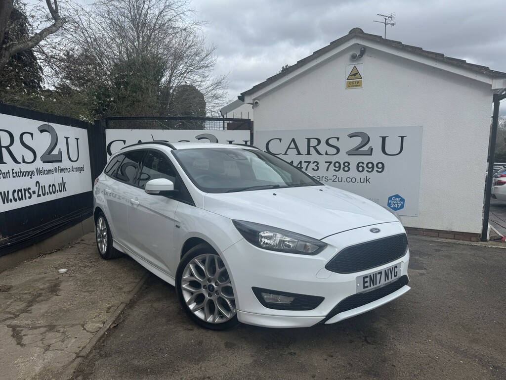 Ford Focus Estate 1.5 Tdci Ecoboost St-line 2017 White