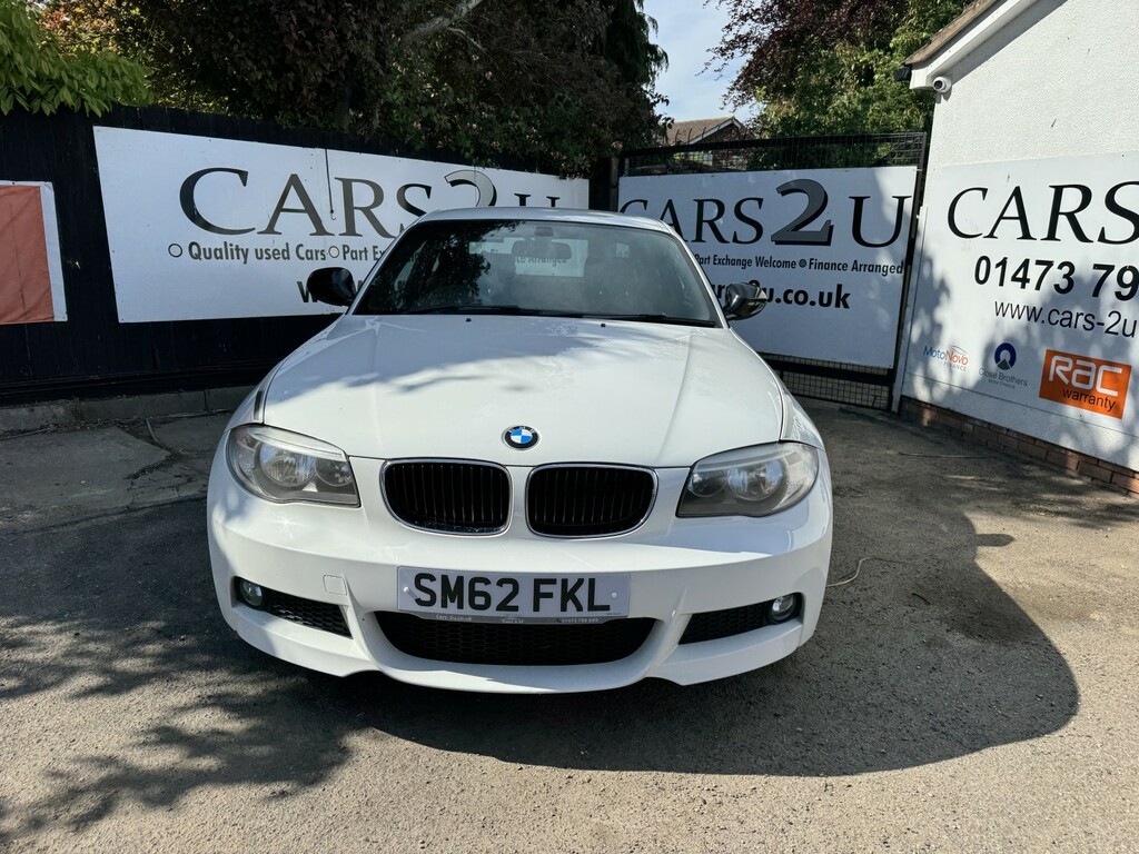 BMW 1 Series Coupe 2.0 118D Sport Plus Edition Coupe 2012 SM62FKL White #2