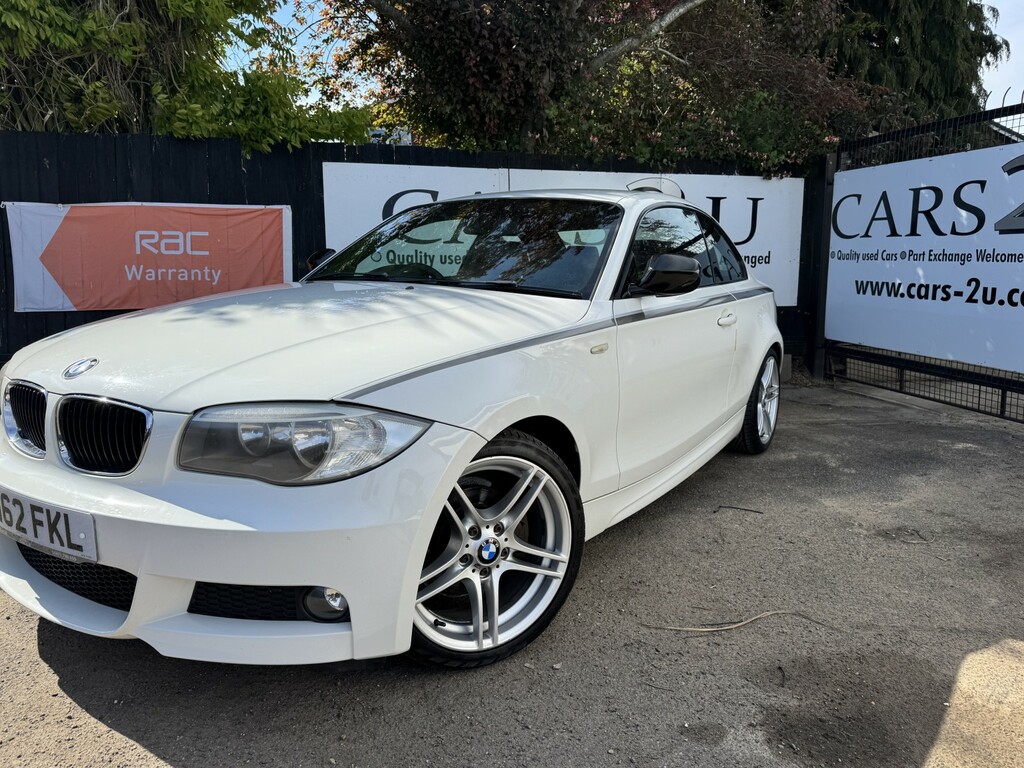 BMW 1 Series Coupe 2.0 118D Sport Plus Edition Coupe 2012 SM62FKL White #3