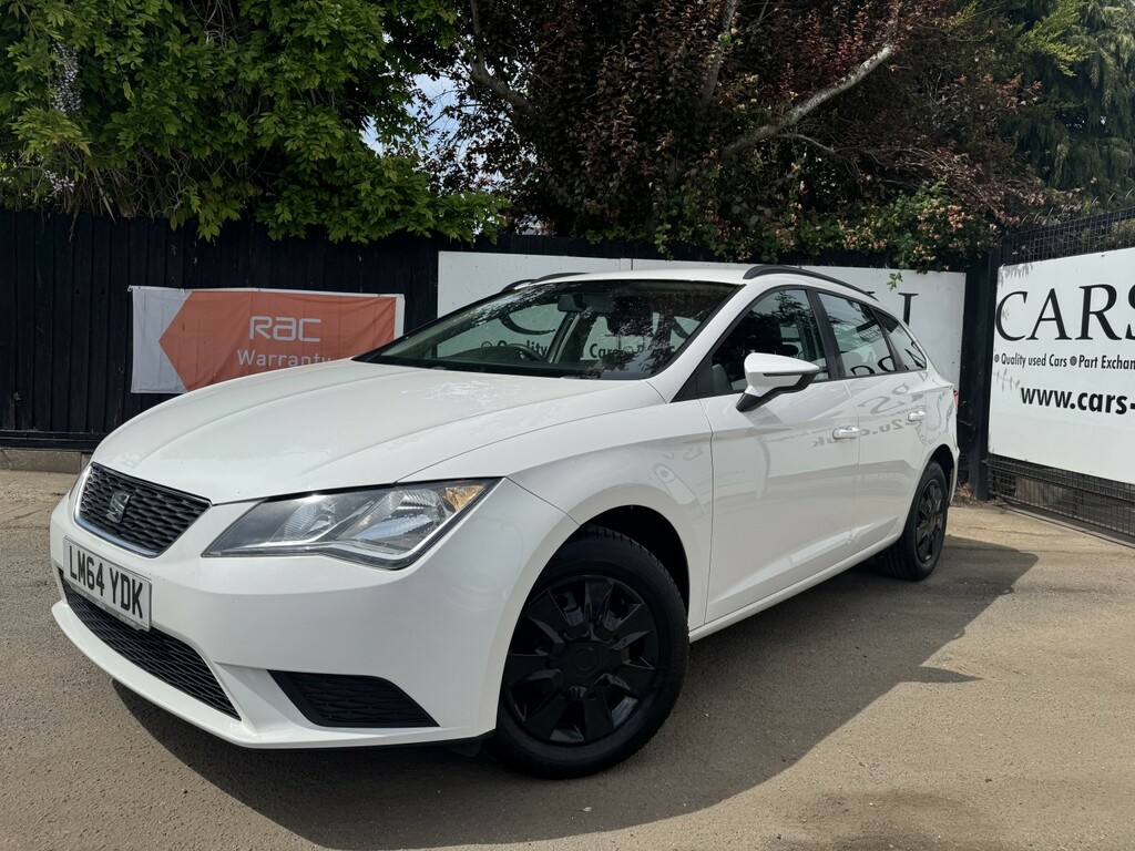 Seat Leon Estate 1.6 Tdi Cr S 2014 LM64YDK White #4