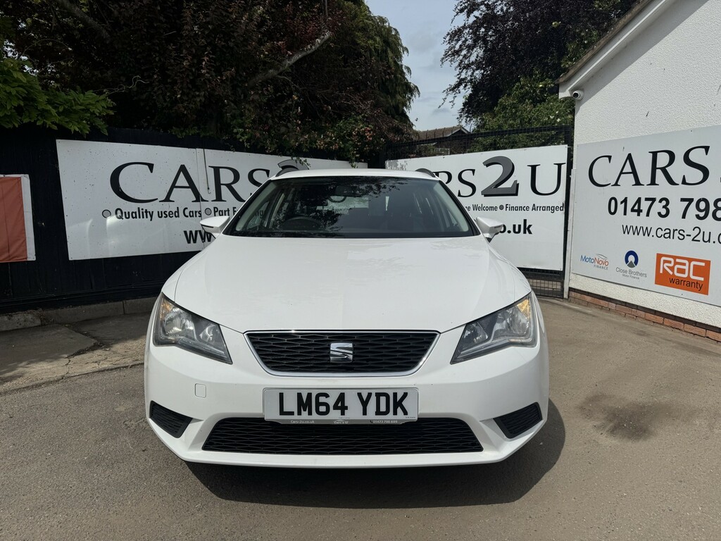 Seat Leon Estate 1.6 Tdi Cr S 2014 LM64YDK White #3