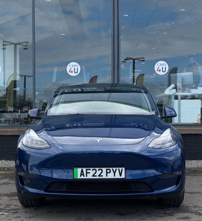 Tesla Model Y Suv AF22PYV Blue #3