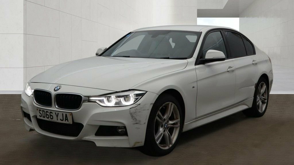 BMW 3 Series 2L M Sport SD66YJA White #2