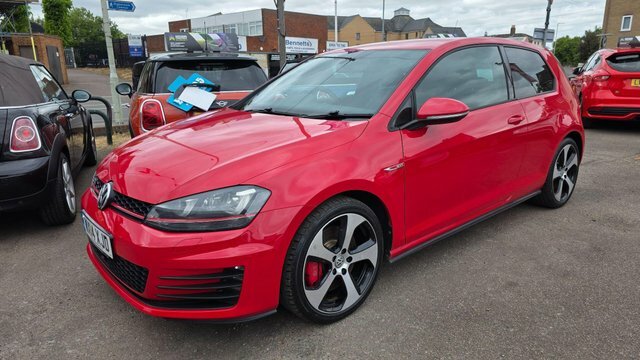 Volkswagen Golf 2.0 Tsi Bluemotion Tech Gti Performance Hatchback WX14XJD Red #3