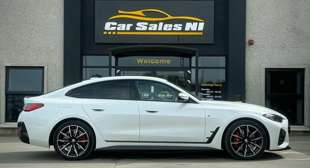 BMW 4 Series Gran Coupe 2.0 420D Mht M Sport Hatchback Hybrid A AF22XCR White #3