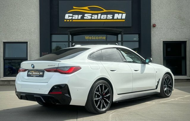 BMW 4 Series Gran Coupe 2.0 420D Mht M Sport Hatchback Hybrid A AF22XCR White #4