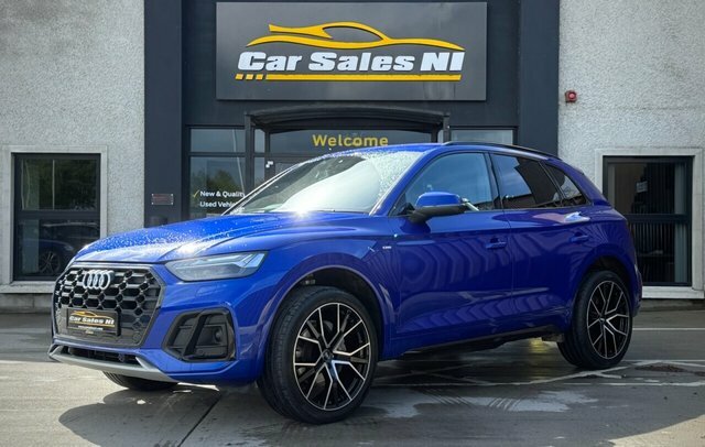 Audi Q5 2.0 Tdi 40 S Line Suv S Tronic Quattro KK23TCJ Blue #2