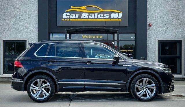 Volkswagen Tiguan 2.0 Tdi R-line Edition Suv Dsg Euro 6 DC72FBA Black #3
