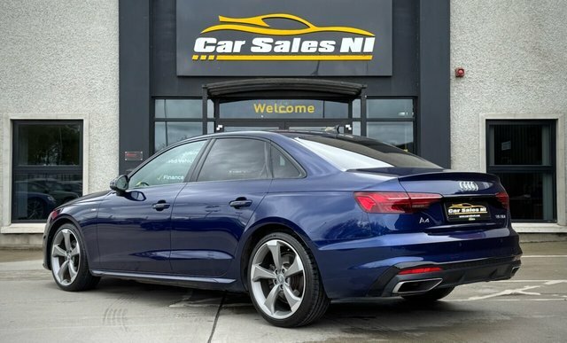 Audi A4 2.0 Tdi 35 S Line Saloon S Tronic Euro SH71JXE Blue #4