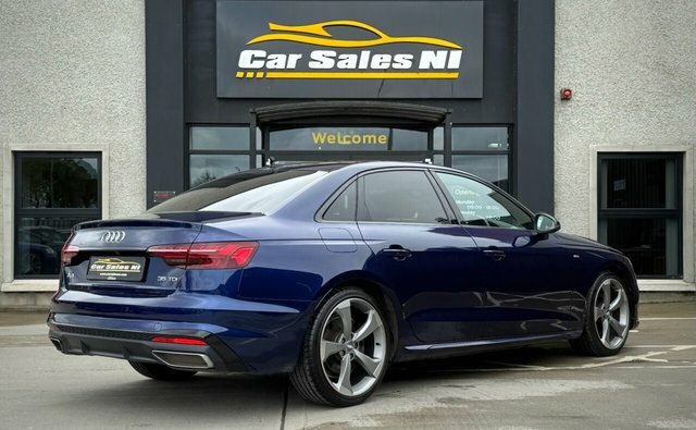 Audi A4 2.0 Tdi 35 S Line Saloon S Tronic Euro SH71JXE Blue #3