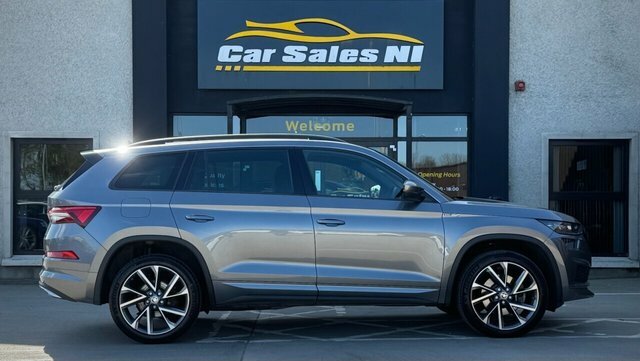 Skoda Kodiaq 2.0 Tdi Sportline Suv Dsg 4Wd Euro 6 S AD72CWK Grey #3