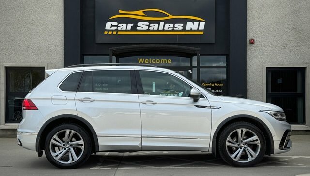 Volkswagen Tiguan 2.0 Tdi R-line Edition Suv Dsg Euro 6 DC72CDN Silver #3