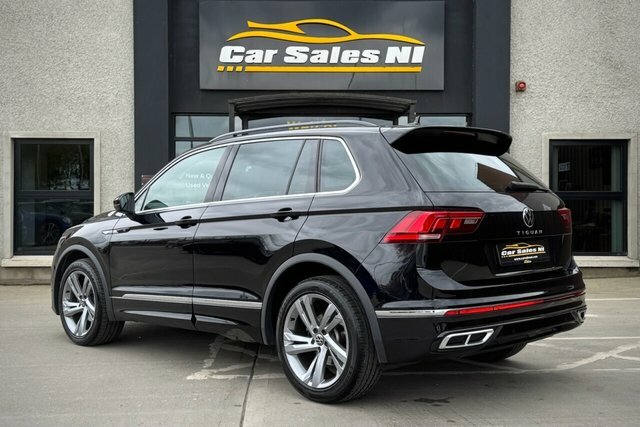 Volkswagen Tiguan 2.0 Tdi R-line Edition Suv Dsg Euro 6 DF72UNG Black #4