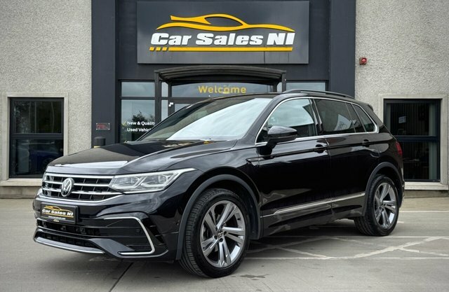 Volkswagen Tiguan 2.0 Tdi R-line Edition Suv Dsg Euro 6 DF72UNG Black #2