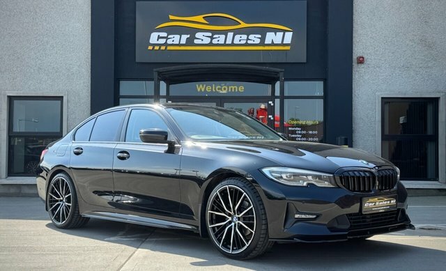 BMW 3 Series 2.0 318D Mht Se Pro Saloon Hybrid Black