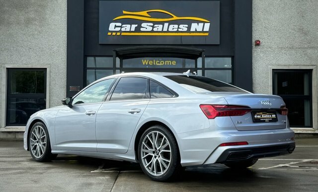 Audi A6 Saloon 2.0 Tdi 40 Black Edition Saloon S Troni HJ72ULK Silver #4