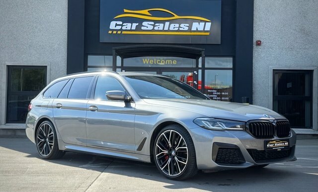 BMW 5 Series 2.0 520D Mht M Sport Touring Hybrid Ste Grey