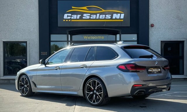 BMW 5 Series 2.0 520D Mht M Sport Touring Hybrid Ste YJ23JBK Grey #5